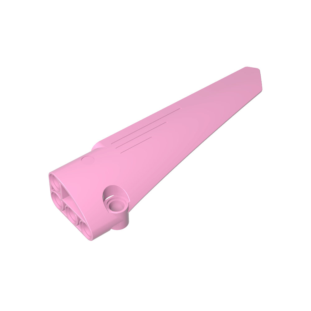 Carénage de panneau Technic n° 6 Long et lisse, côté B-MyGobricksFr
