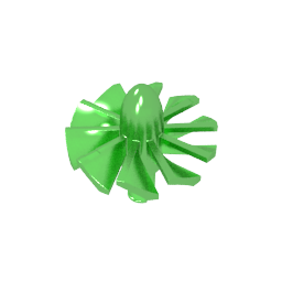 Ventilateur de moteur à réaction à 10 pales et axe Technic-MyGobricksFr
