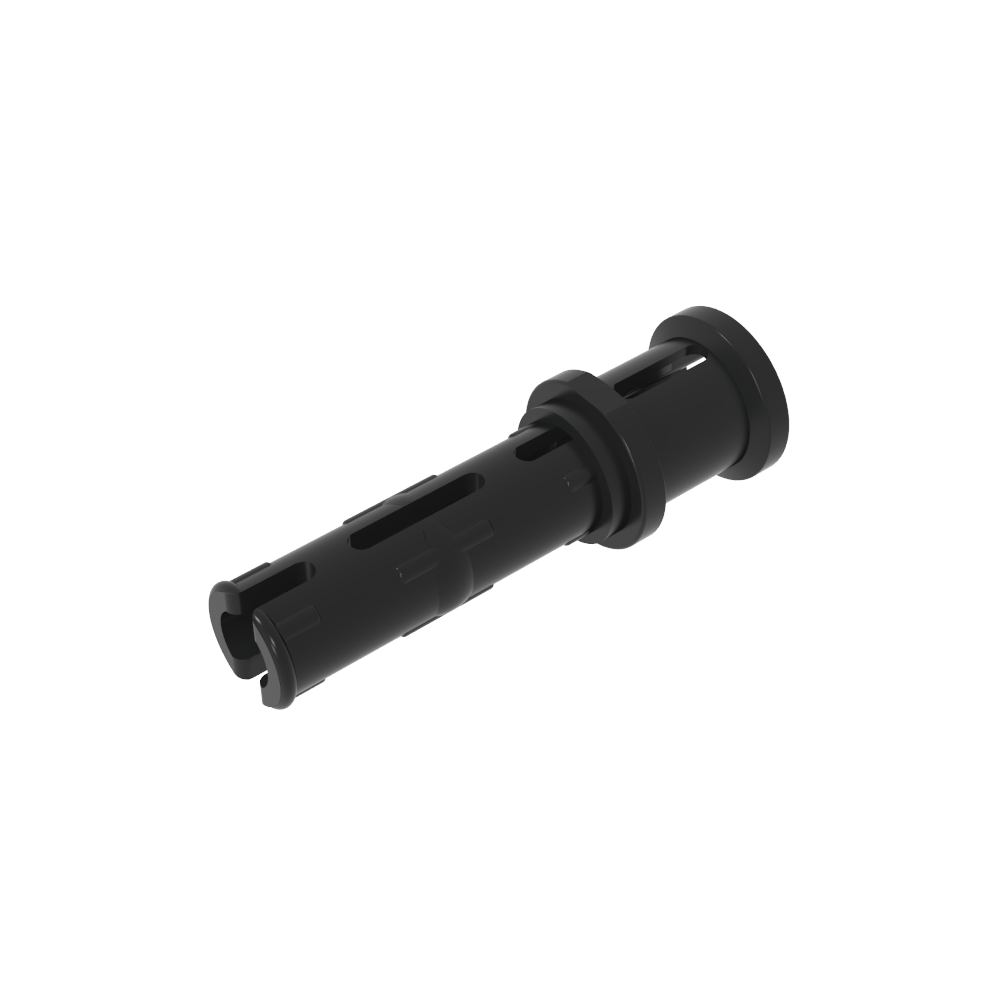 Axe Technic long avec crêtes de friction longitudinales et bague d'arrêt [crête près du bord]-MyGobricksFr