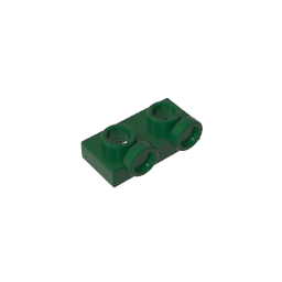 Plaque modifiée 1 x 2 avec 2 pointes saillantes inversées-MyGobricksFr