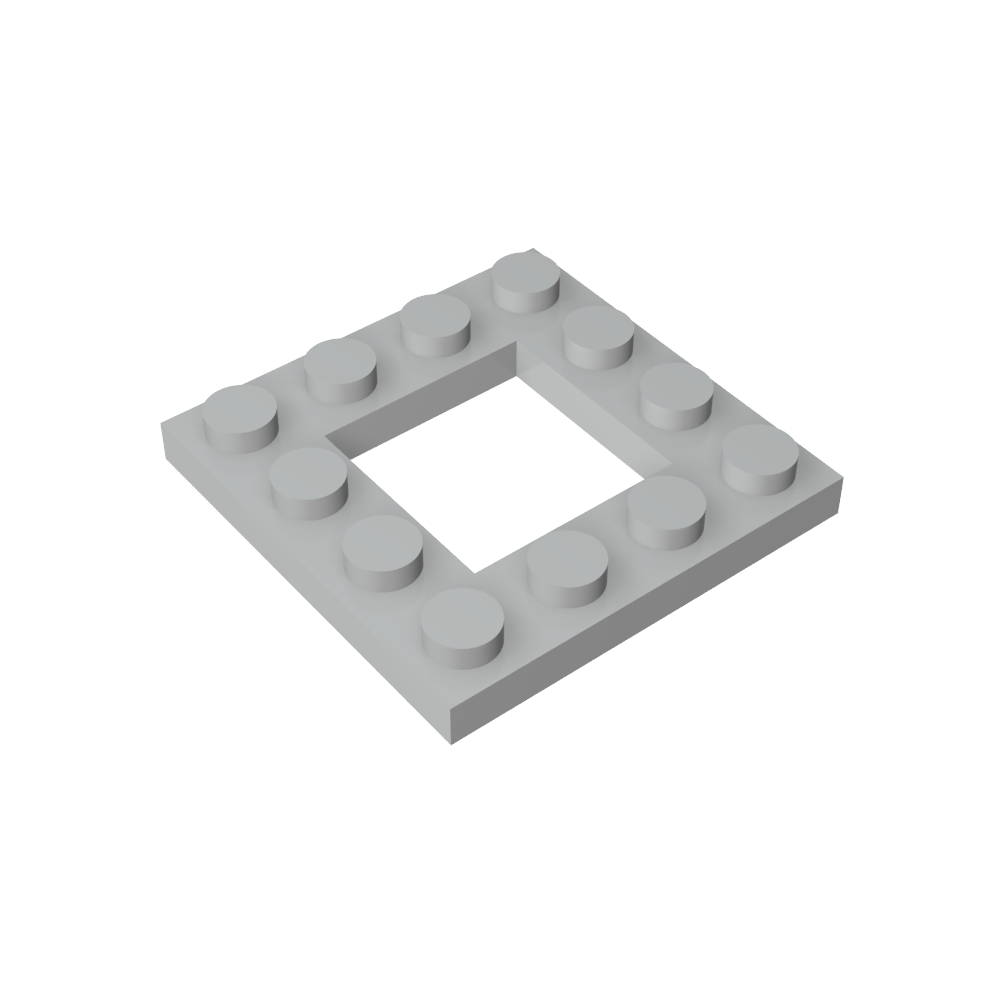 Plaque spéciale 4 x 4 avec découpe 2 x 2-MyGobricksFr