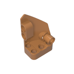 Carénage de panneau Technic n° 1 Petit court lisse, côté A-MyGobricksFr