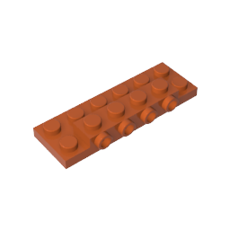 Plaque Spéciale 2 x 6 x 2/3 [Quatre Goujons sur le Côté]
