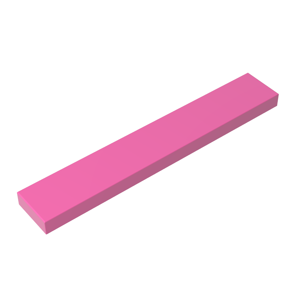 Carreau 1 x 6 avec rainure 6636-MyGobricksFr
