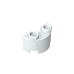 Brique ronde, moitié 1 x 2-MyGobricksFr