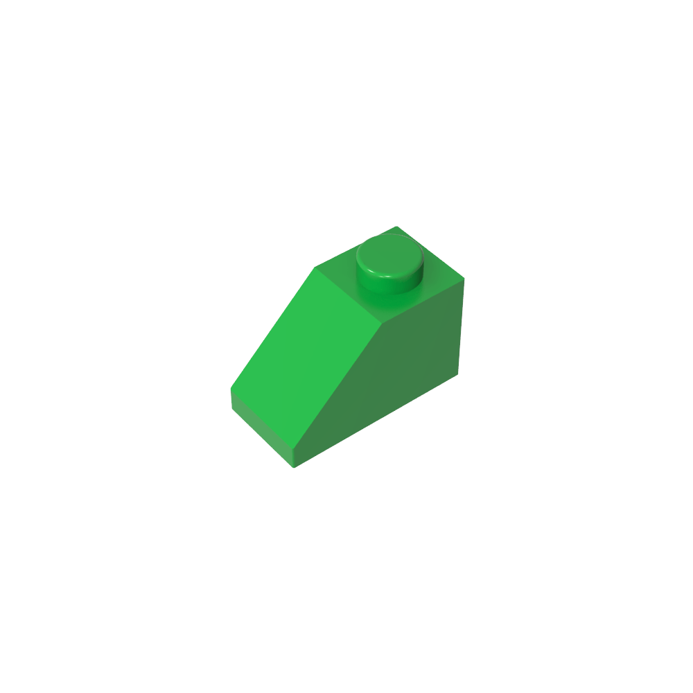 Pente 45° 2 x 1 avec goupille inférieure-MyGobricksFr