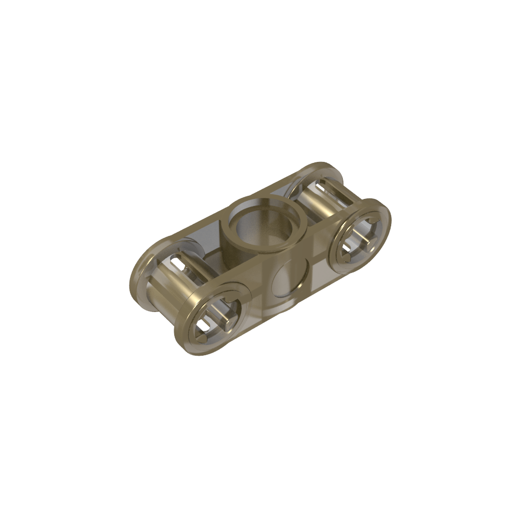 Axe et connecteur à broche Technic perpendiculaire 3L avec trou de broche central-MyGobricksFr