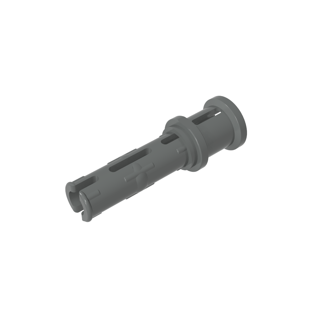 Axe Technic long avec crêtes de friction longitudinales et bague d'arrêt [crête près du bord]-MyGobricksFr