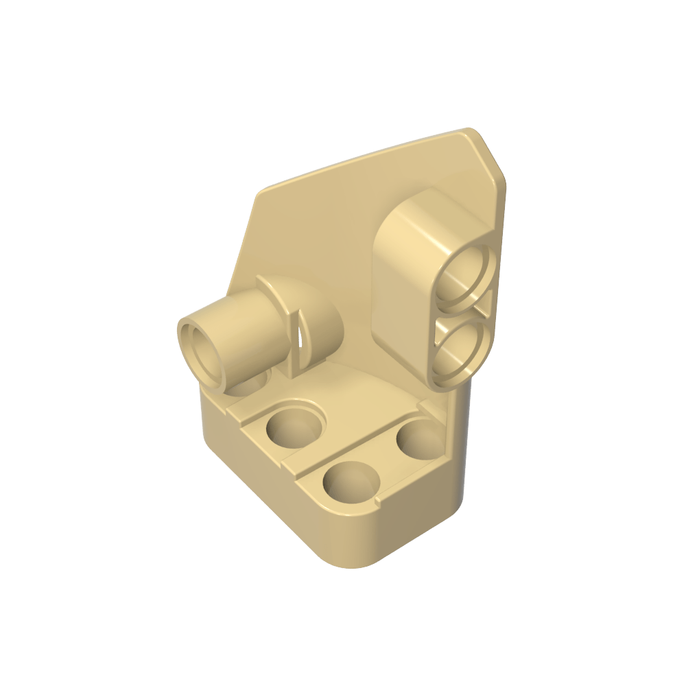Carénage de panneau Technic n° 2 Petit court lisse, côté B-MyGobricksFr