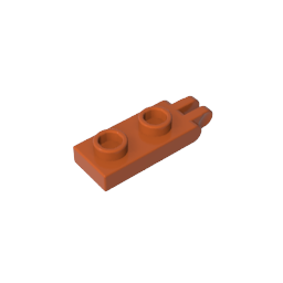 Plaque de charnière 1 x 2 avec 2 doigts et goujons creux-MyGobricksFr