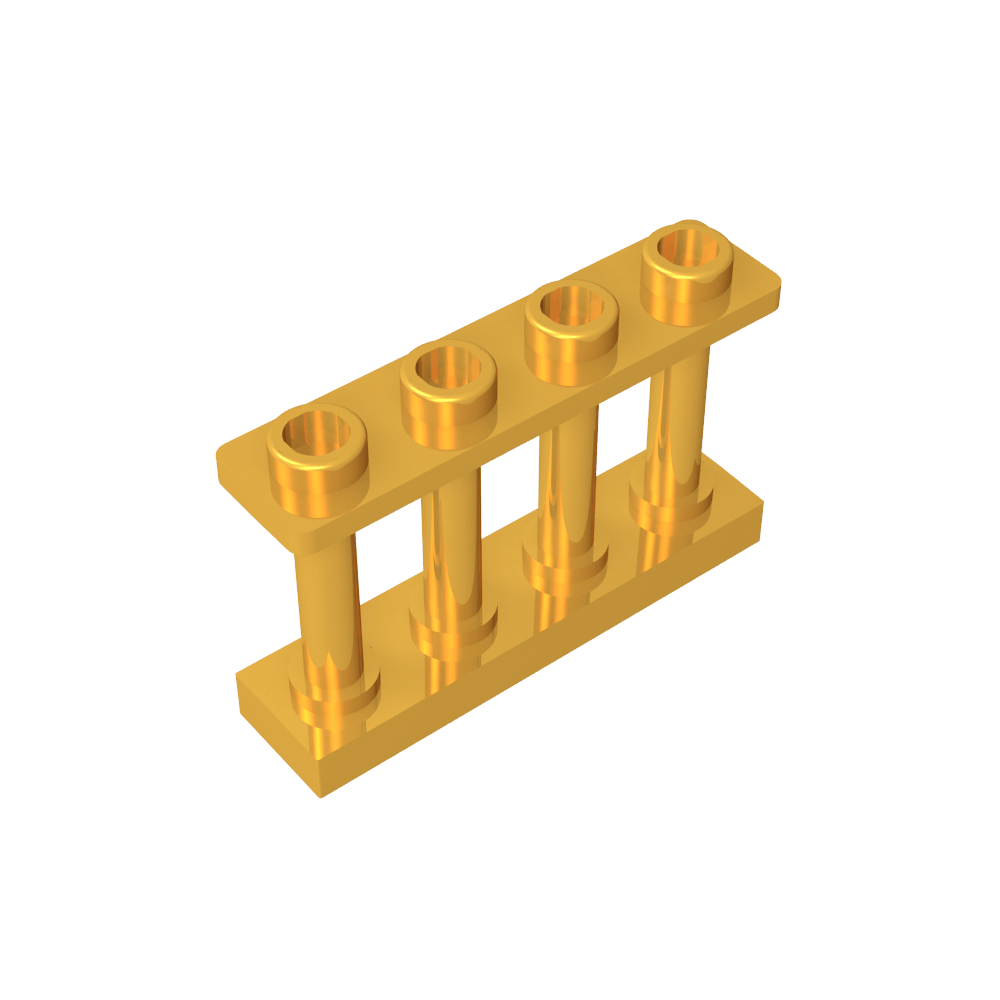 Clôture à fuseaux 1 x 4 x 2 [4 montants supérieurs]-MyGobricksFr