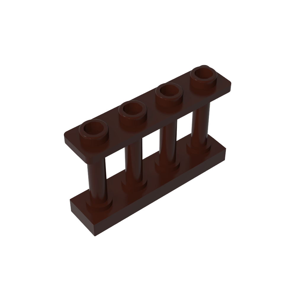 Clôture à fuseaux 1 x 4 x 2 [4 montants supérieurs]-MyGobricksFr