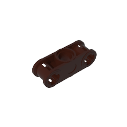 Axe et connecteur à broche Technic perpendiculaire 3L avec trou de broche central-MyGobricksFr