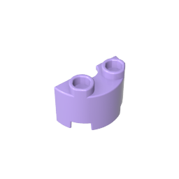 Brique ronde, moitié 1 x 2-MyGobricksFr