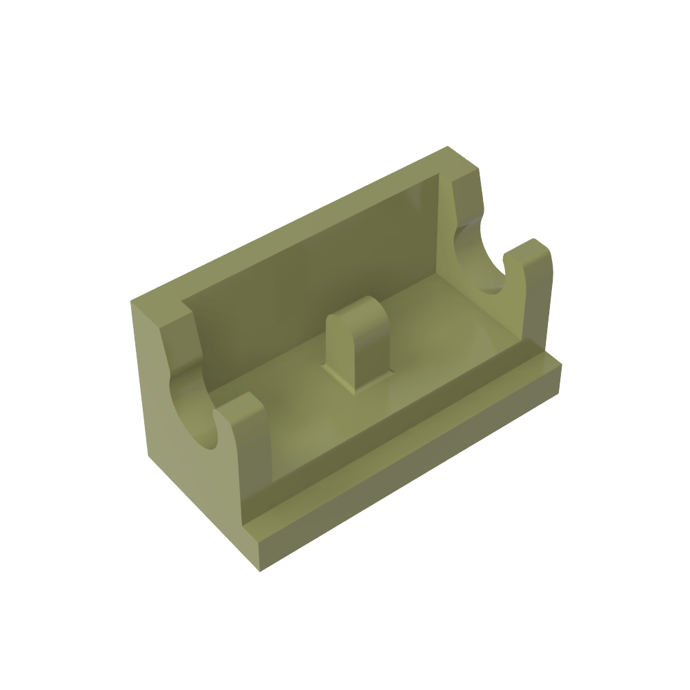 Brique charnière 1 x 2 Base-MyGobricksFr
