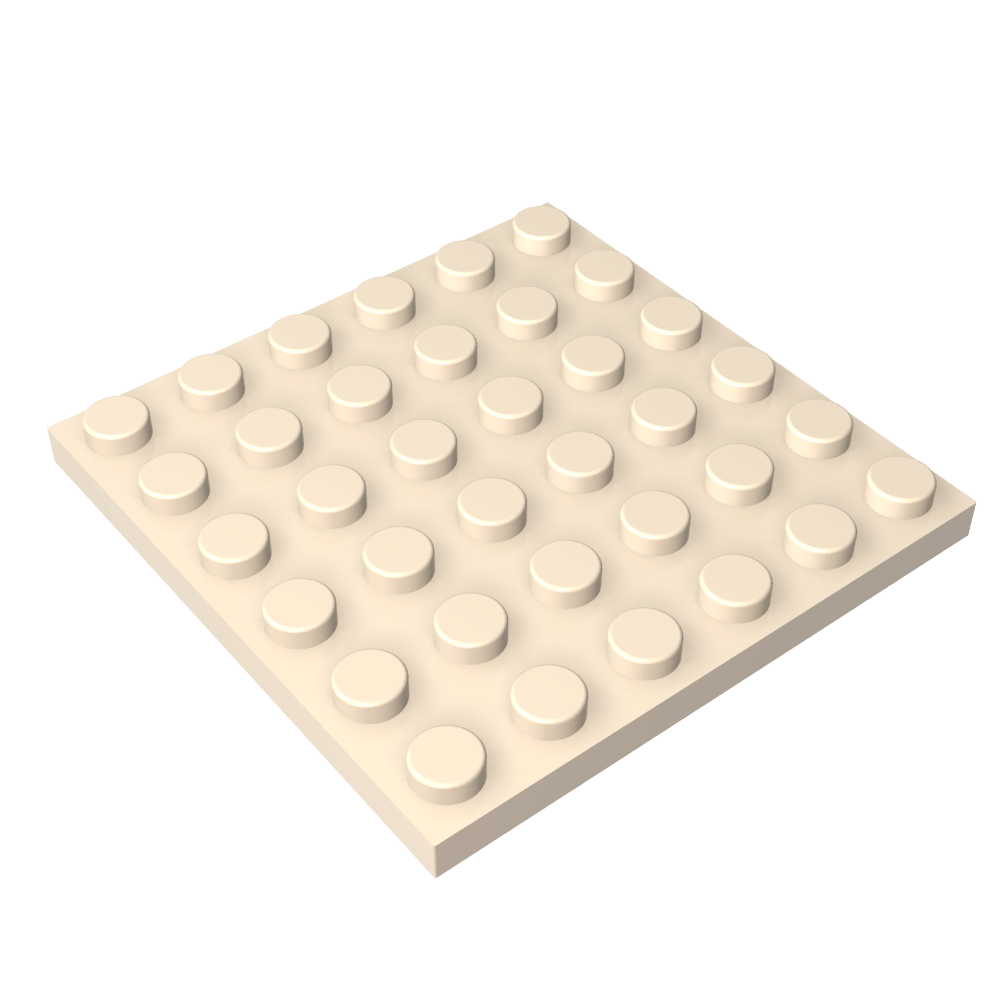 Assiette 6 x 6-MyGobricksFr