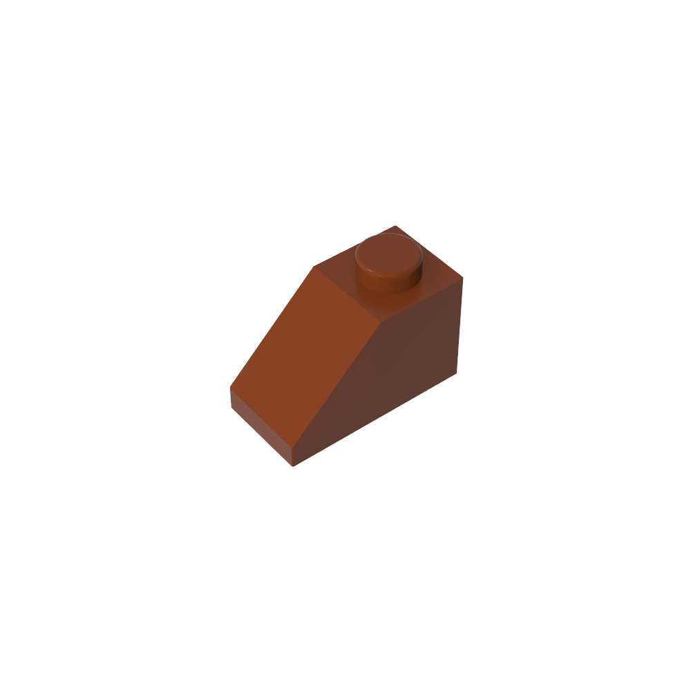 Pente 45° 2 x 1 avec goupille inférieure-MyGobricksFr