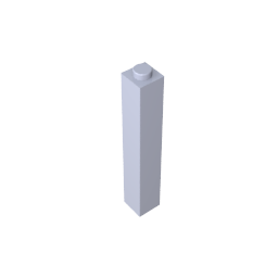 Brique 1 x 1 x 5 avec montant ouvert ou creux obturé-MyGobricksFr