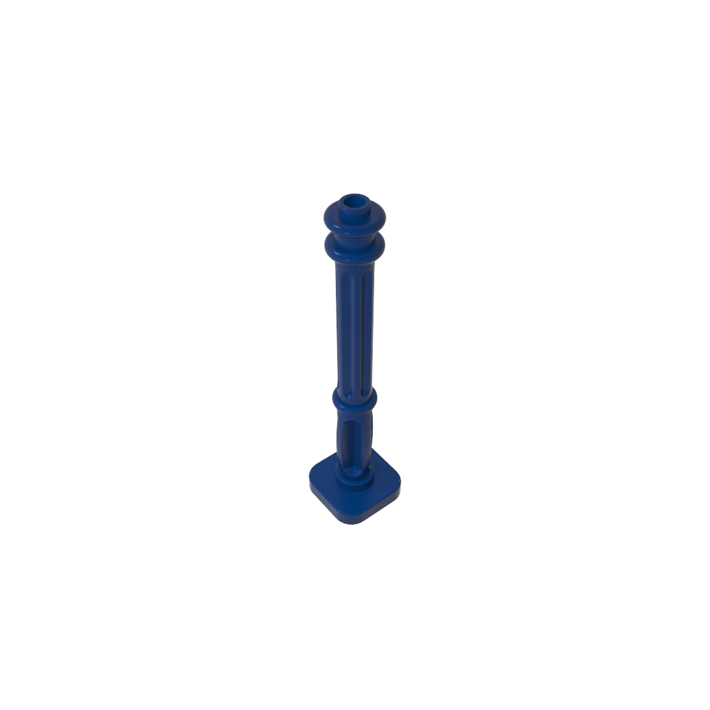 Lampadaire 2 x 2 x 7 avec 6 cannelures de base-MyGobricksFr
