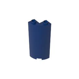 Quart de cylindre 2 x 2 x 5 (Mur)-MyGobricksFr