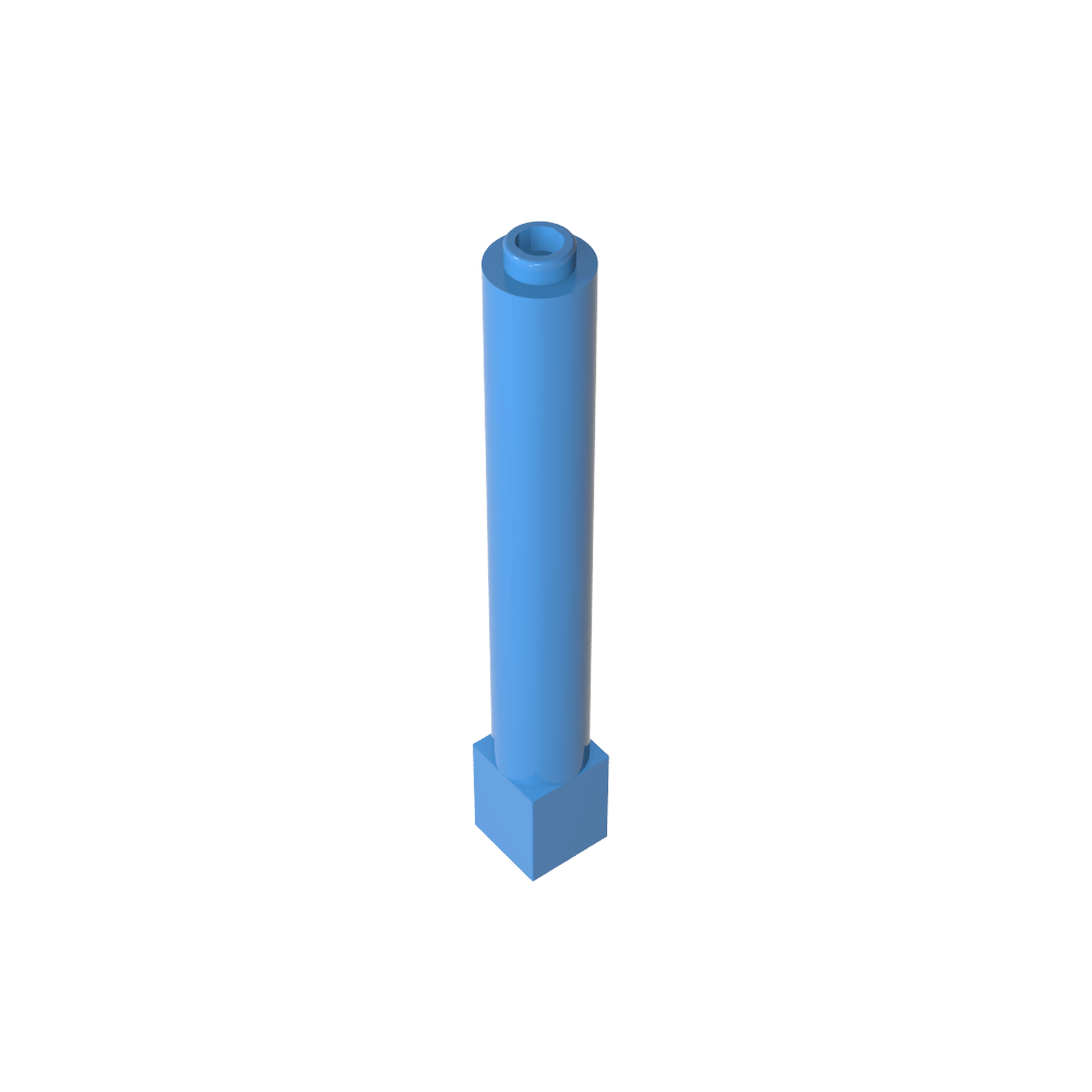Support 1 x 1 x 6 Pilier solide-MyGobricksFr