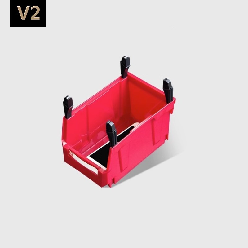 Boîte de tri de pièces à montage arrière, boîte de rangement d'outils modulaire, boîte de classification à ouverture inclinée