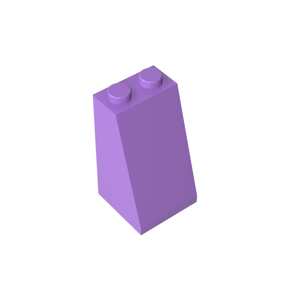 Pente 75° 2 x 2 x 3 [Montants creux]-MyGobricksFr