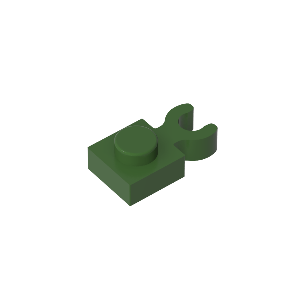 Plaque spéciale 1 x 1 avec clip vertical [Clip en U épais]-MyGobricksFr