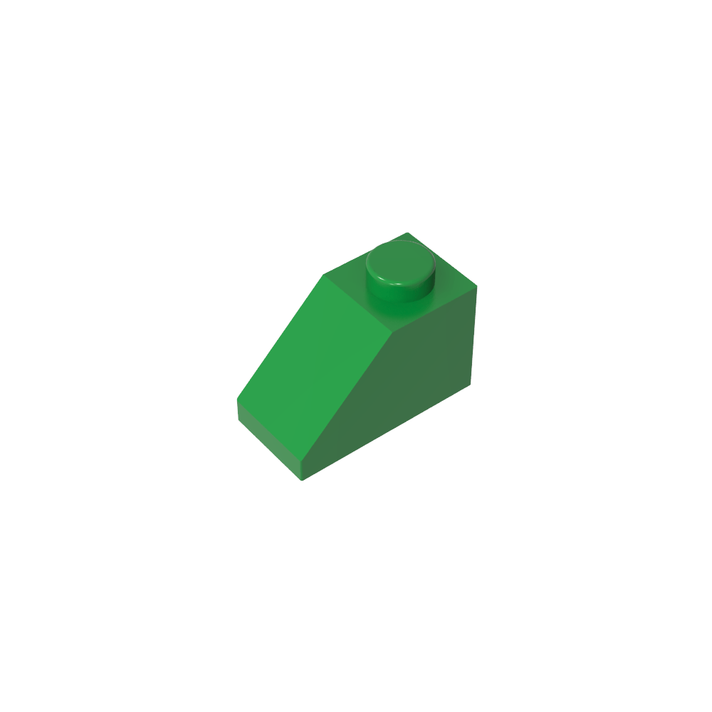 Pente 45° 2 x 1 avec goupille inférieure-MyGobricksFr
