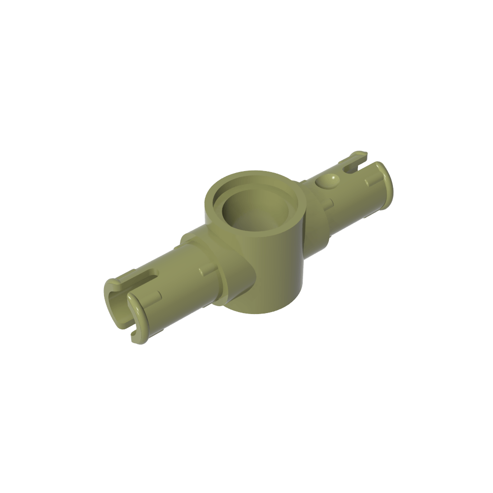 Connecteur Technic à 2 broches avec rainures de friction longitudinales [Grands trous carrés pour les broches]-MyGobricksFr