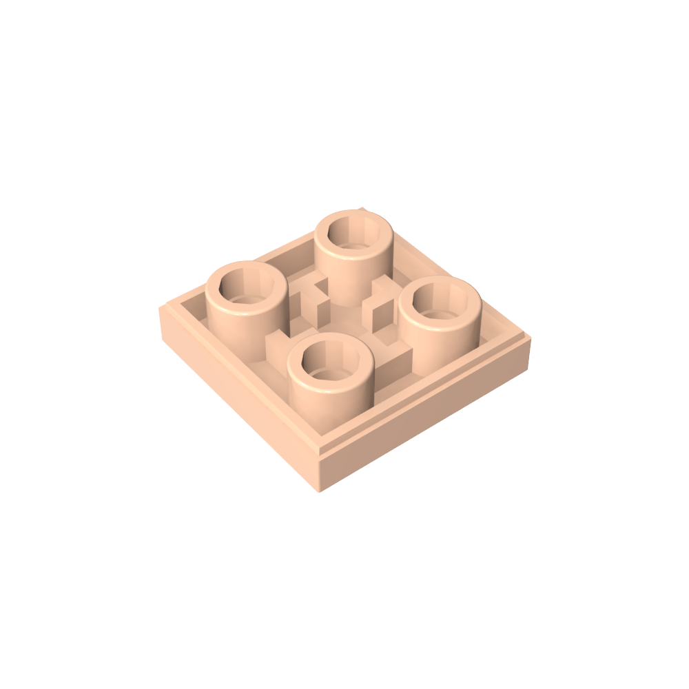 Tuile spéciale 2 x 2 inversée-MyGobricksFr