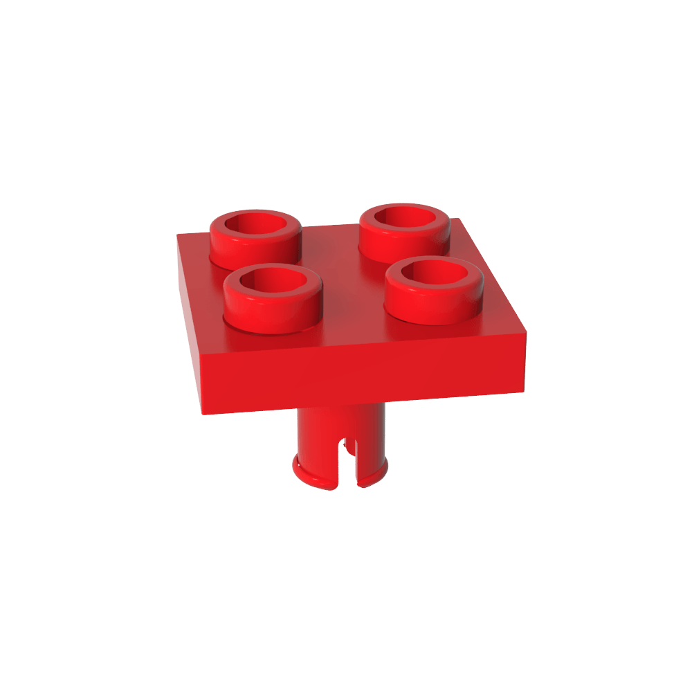 Plaque spéciale 2 x 2 avec goupille en bas-MyGobricksFr