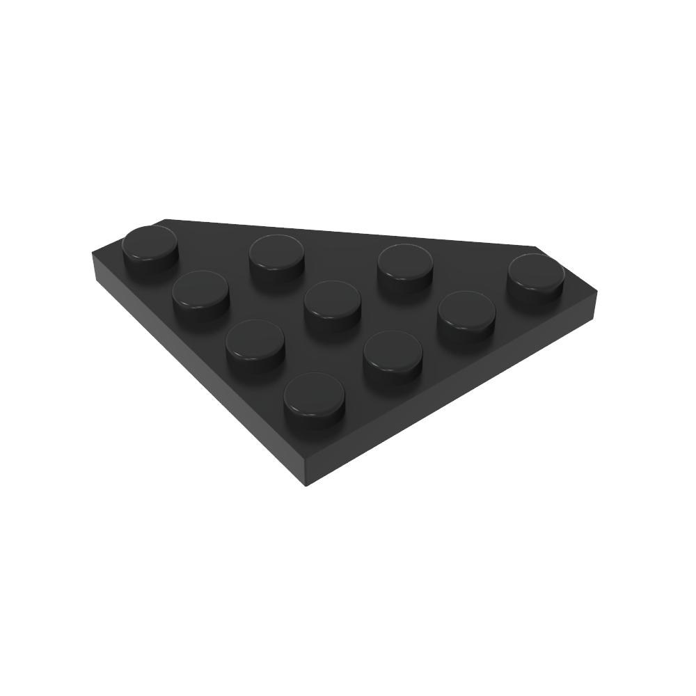 Plaque en coin 4 x 4 Coin coupé-MyGobricksFr