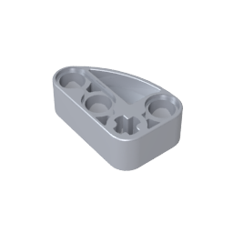 Poutre Technic 2 x 3 en forme de L avec quart d'ellipse épaisse-MyGobricksFr