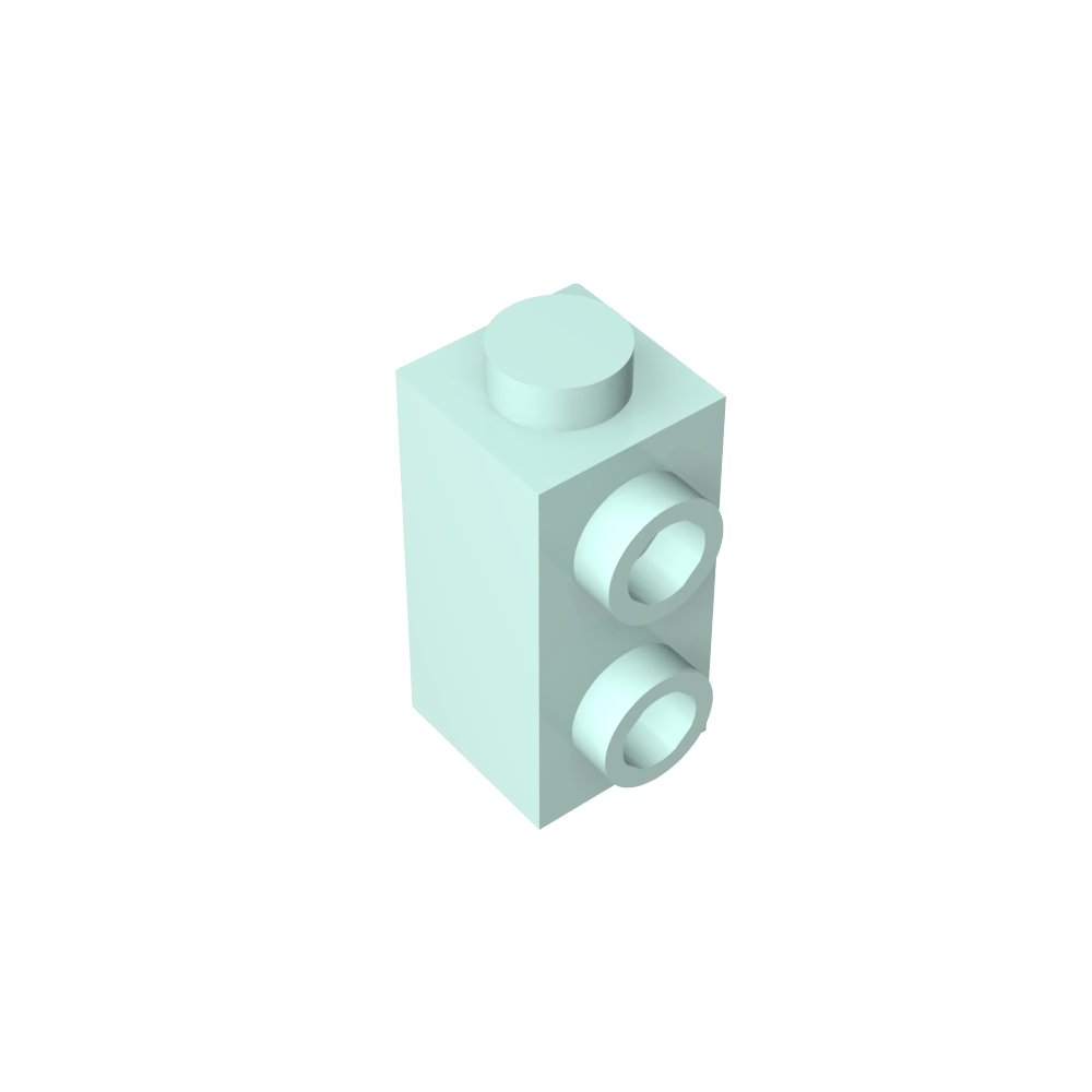 Brique spéciale 1 x 1 x 1 2/3 avec tenons sur 1 côté-MyGobricksFr