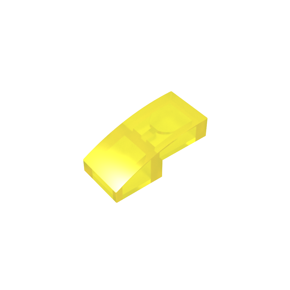 Pente Courbe 2 x 1 Sans Montants [1/2 Arc]-MyGobricksFr
