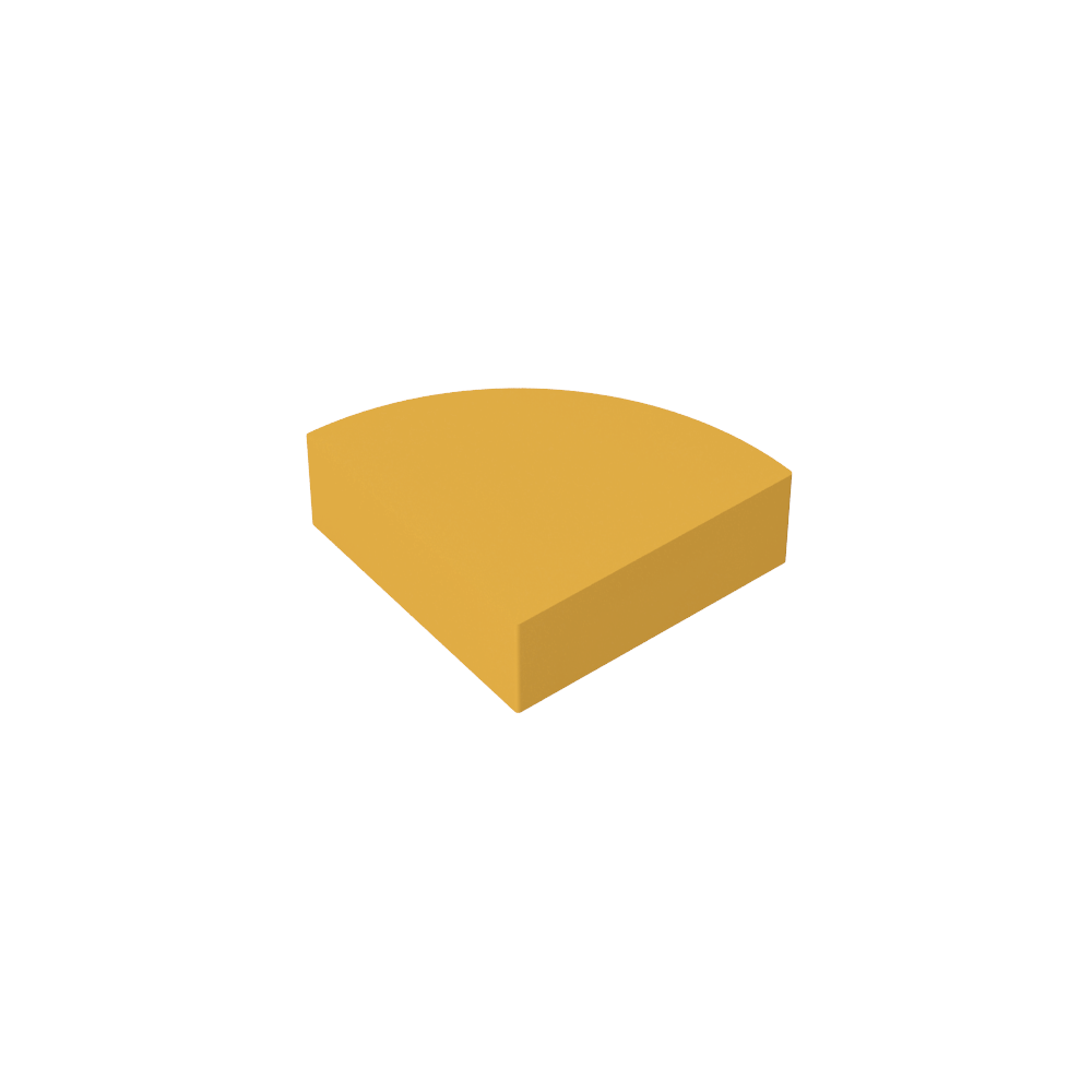 Carrelage Rond 1 x 1 Quart-MyGobricksFr