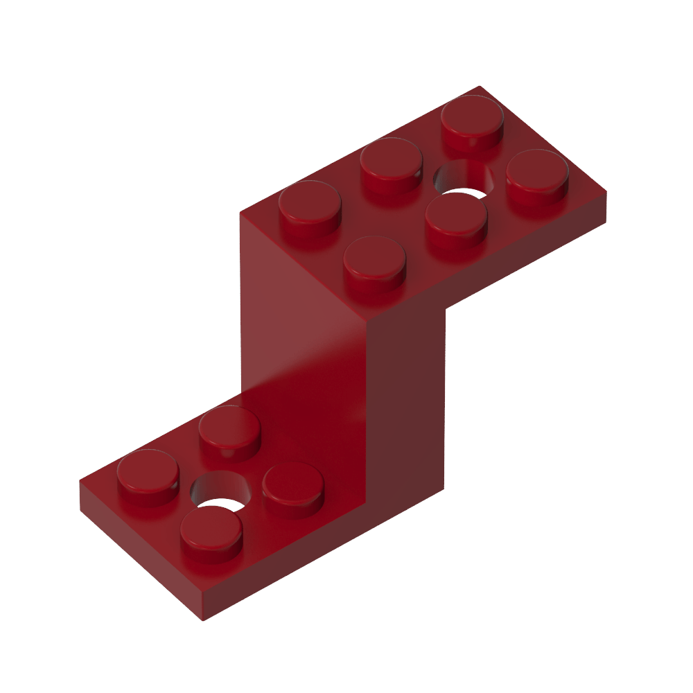 Support 5 x 2 x 2 1/3 avec porte-goujon intérieur-MyGobricksFr