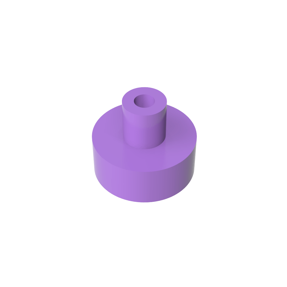 Carreau rond 1 x 1 avec barre creuse-MyGobricksFr
