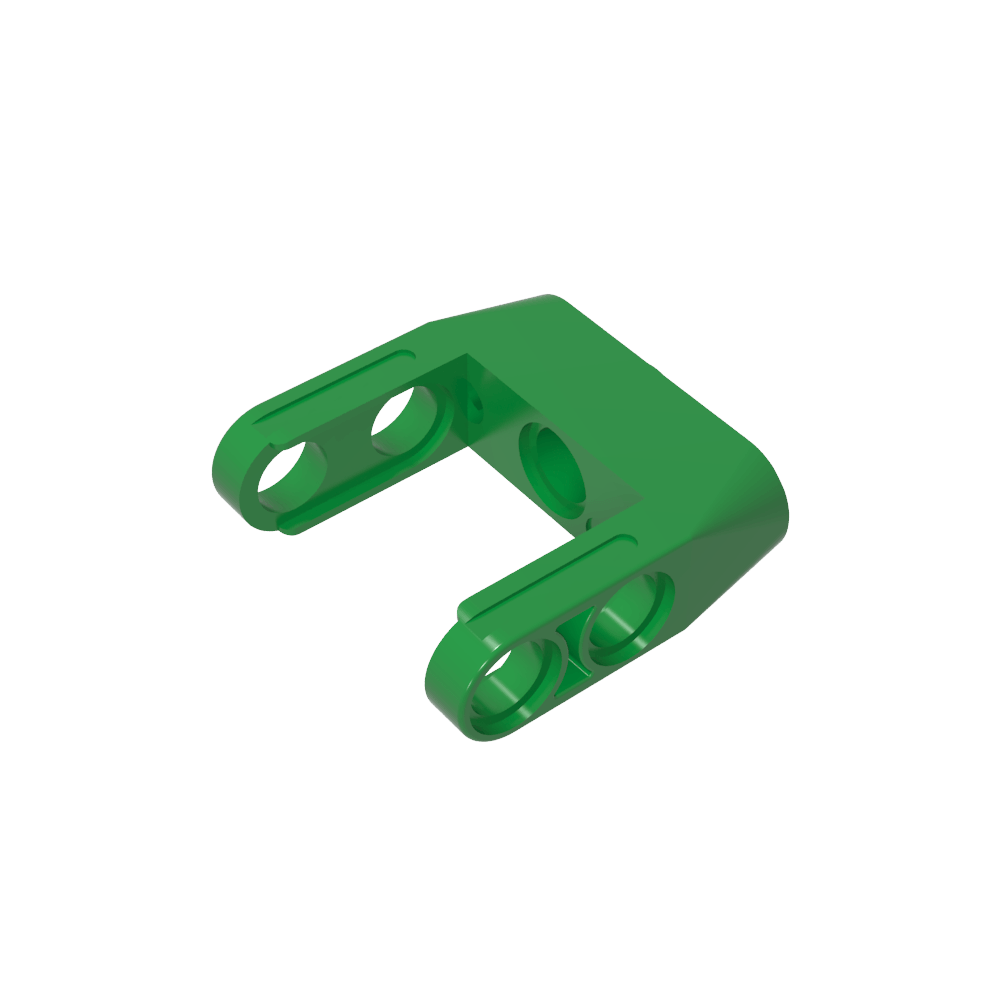 Connecteur à bascule Technic lisse double avec axe et trous pour goupille-MyGobricksFr