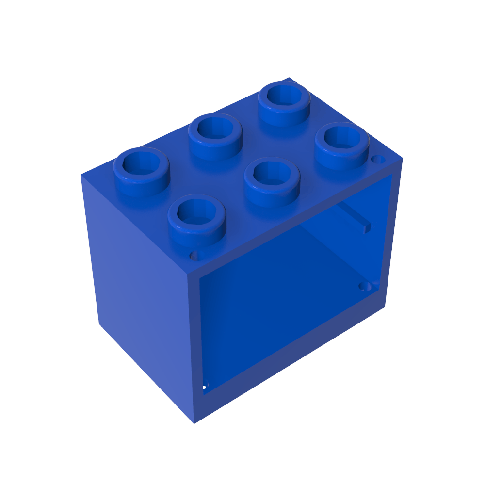 Armoire 2 x 3 x 2 avec montants solides-MyGobricksFr
