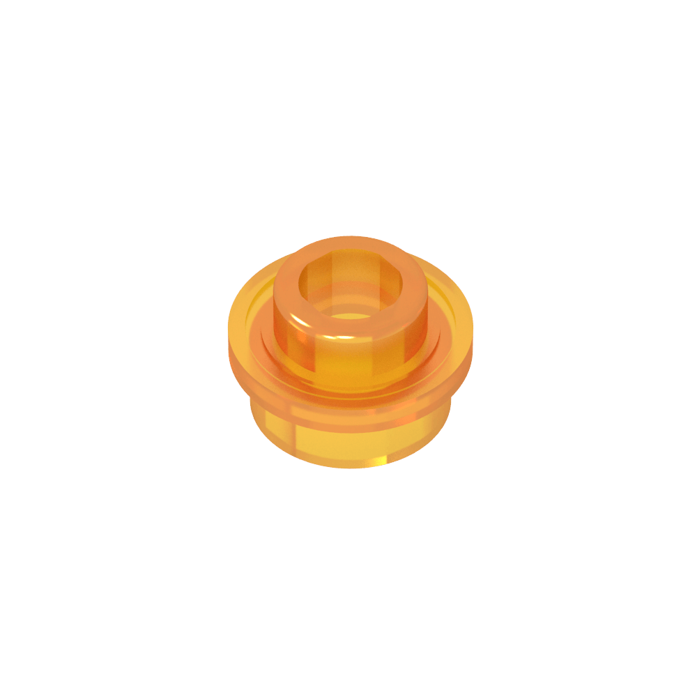 Plaque ronde 1 x 1 avec goujon ouvert-MyGobricksFr