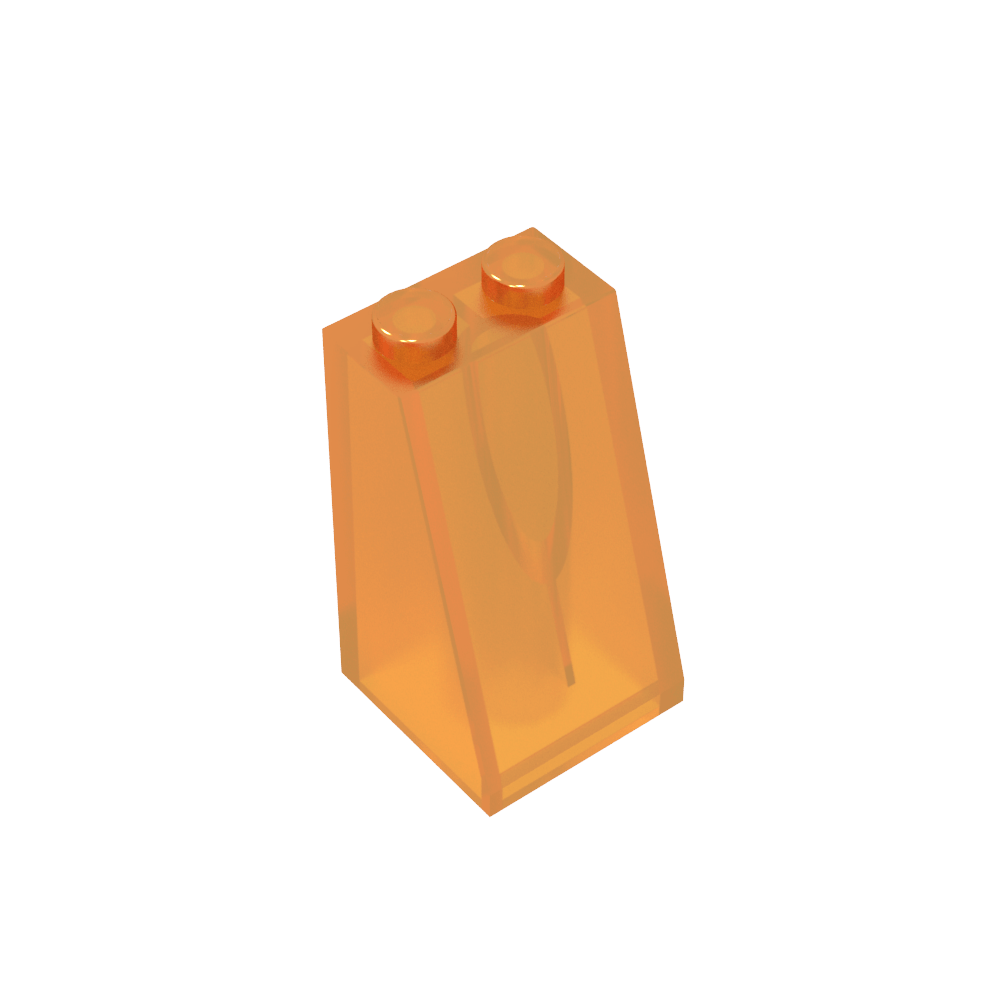 Pente 75° 2 x 2 x 3 [Montants creux]-MyGobricksFr