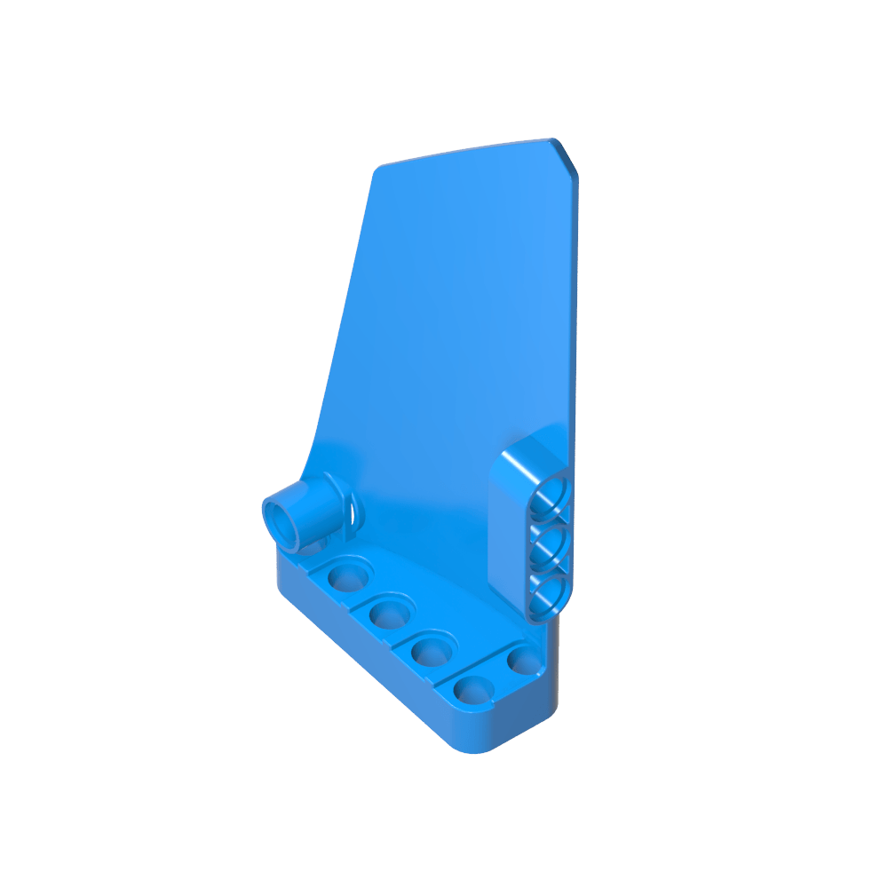 Carénage de panneau Technic n° 18 Grand lisse, côté B-MyGobricksFr