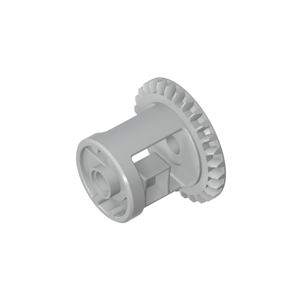 Différentiel à engrenages Technic avec languettes intérieures et centre fermé, 28 dents coniques [bord biseauté]-MyGobricksFr