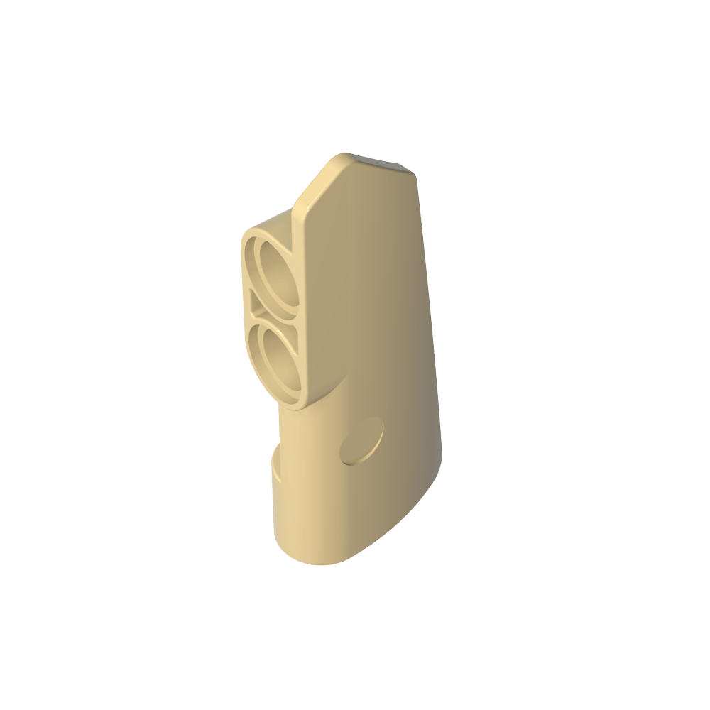 Carénage de panneau Technic n° 21 Très petit lisse, côté B-MyGobricksFr