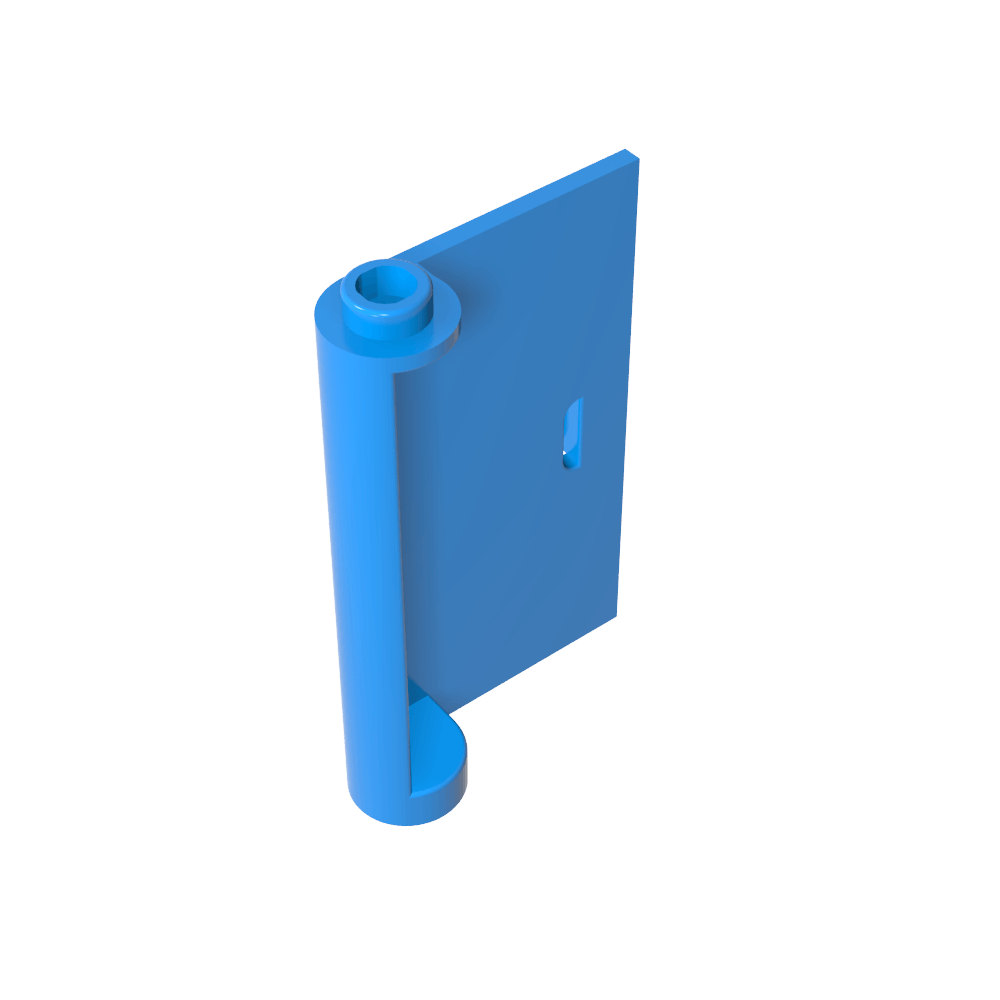 Porte 1 x 3 x 4 Droite - Ouverture entre les charnières supérieure et inférieure-MyGobricksFr