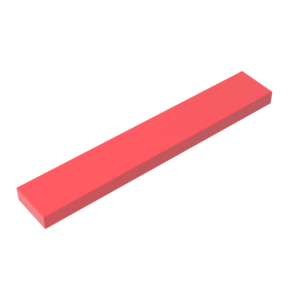 Carreau 1 x 6 avec rainure 6636-MyGobricksFr
