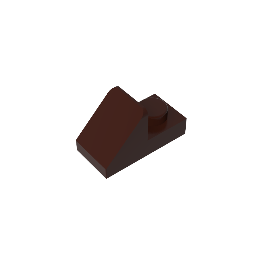 Pente 45° 2 x 1 avec découpe 2/3 [Version originale]-MyGobricksFr