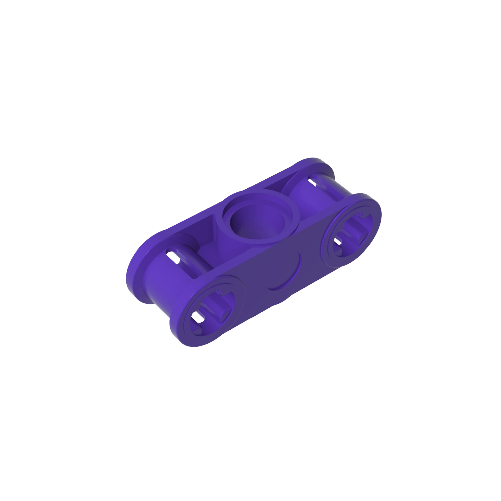 Axe et connecteur à broche Technic perpendiculaire 3L avec trou de broche central-MyGobricksFr